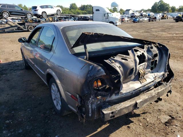 JN1CA31D4YT715616 - 2000 NISSAN MAXIMA GLE GRAY photo 3