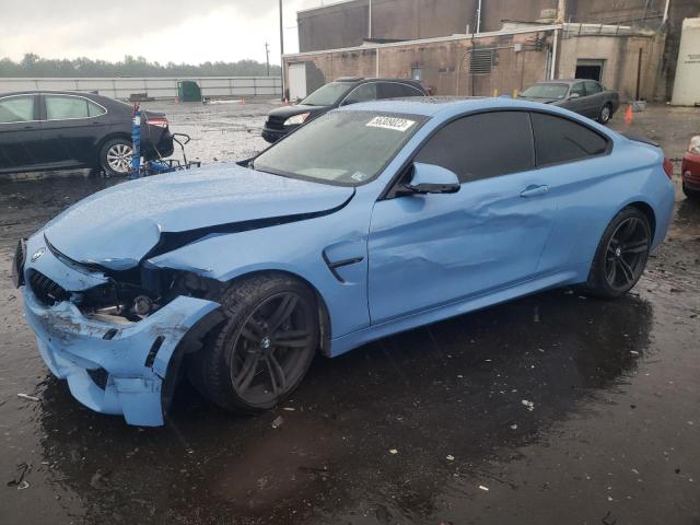 WBS3R9C57FK335261 - 2015 BMW M4 BLUE photo 1