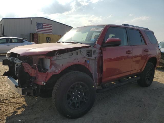 JTEMU5JR9P6133584 - 2023 TOYOTA 4RUNNER SE RED photo 1