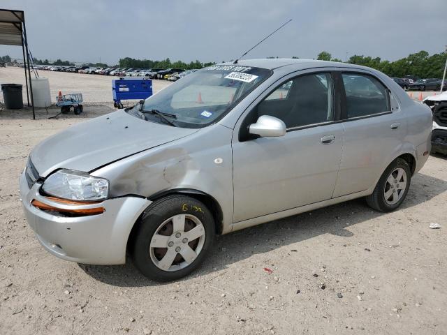 KL1TD56666B535297 - 2006 CHEVROLET AVEO BASE SILVER photo 1