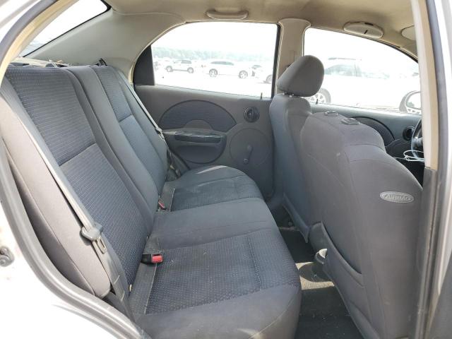 KL1TD56666B535297 - 2006 CHEVROLET AVEO BASE SILVER photo 10