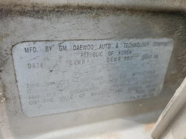 KL1TD56666B535297 - 2006 CHEVROLET AVEO BASE SILVER photo 12