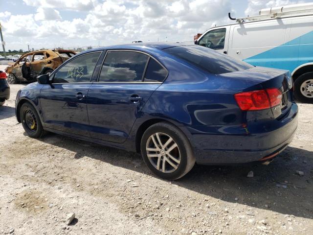 3VW2K7AJ0CM419290 - 2012 VOLKSWAGEN JETTA BASE 蓝色 照片 2