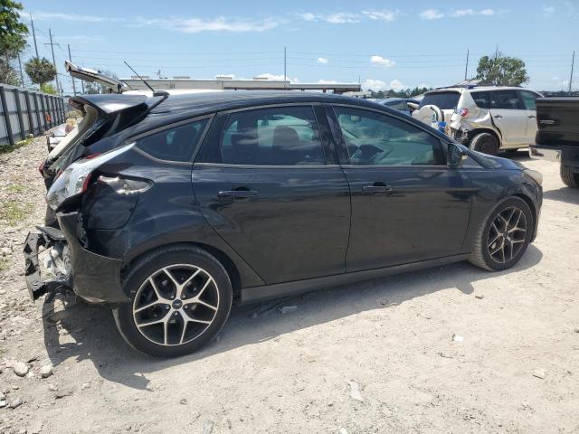 1FADP3M21HL262491 - 2017 FORD FOCUS SEL BLACK photo 3