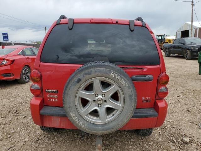 1J4GL58K64W159658 - 2004 JEEP LIBERTY LIMITED RED photo 6