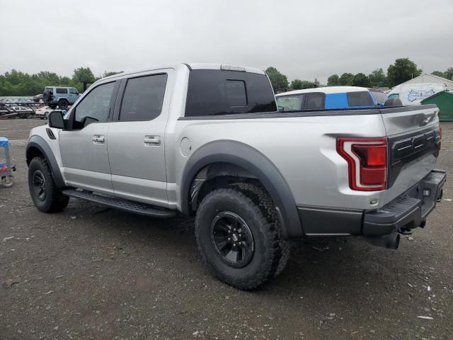 1FTFW1RG0JFC78345 - 2018 FORD F150 RAPTOR SILVER photo 2