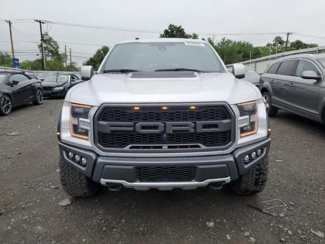 1FTFW1RG0JFC78345 - 2018 FORD F150 RAPTOR SILVER photo 5