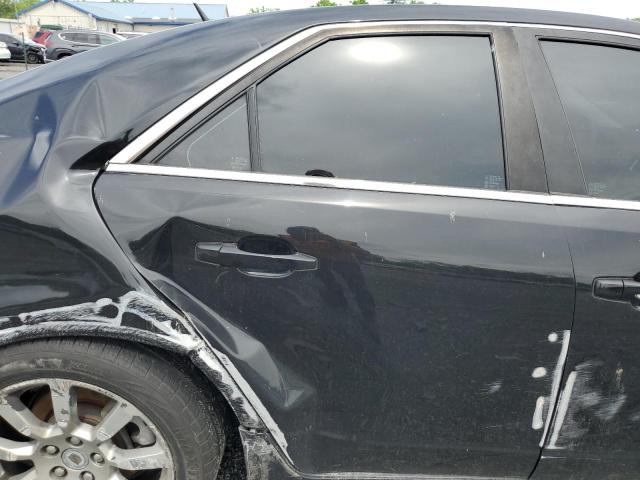 1G6DF577780149472 - 2008 CADILLAC CTS BLACK photo 10