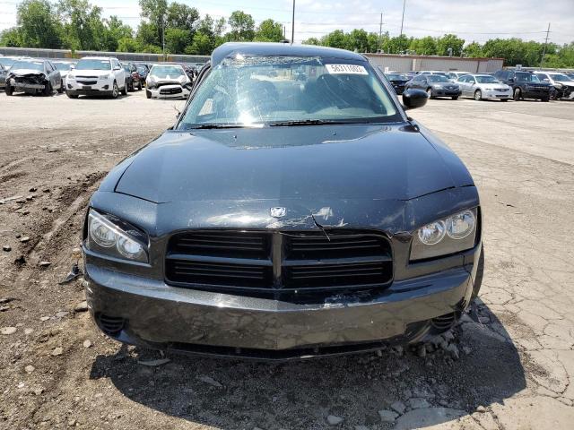 2B3KA43H38H232969 - 2008 DODGE CHARGER BLACK photo 5