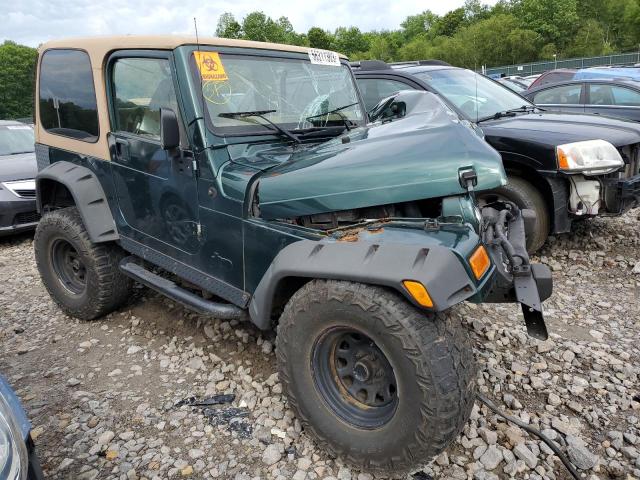 1J4FA49S0YP716753 - 2000 JEEP WRANGLER / SPORT GREEN photo 4