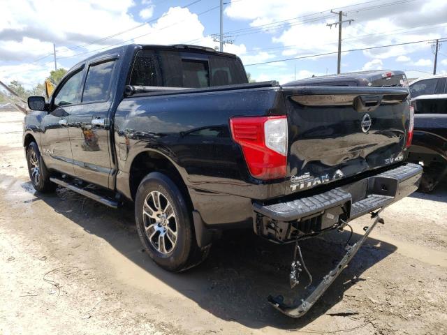 1N6AA1EC8MN521418 - 2021 NISSAN TITAN S BLACK photo 2