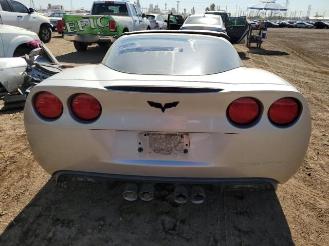 1G1YY26W685127412 - 2008 CHEVROLET CORVETTE SILVER photo 6