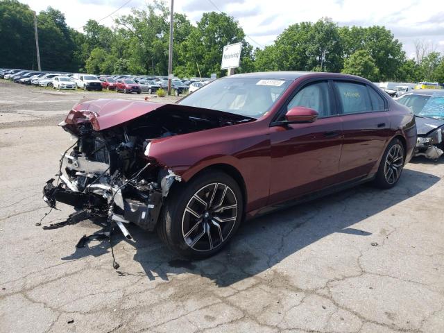 WBA33EJ0XPCM54259 - 2023 BMW 760 XI MAROON photo 1