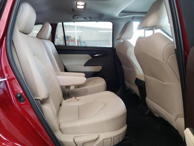 5TDGZRBH2MS090668 - 2021 TOYOTA HIGHLANDER XLE 红色 照片 11