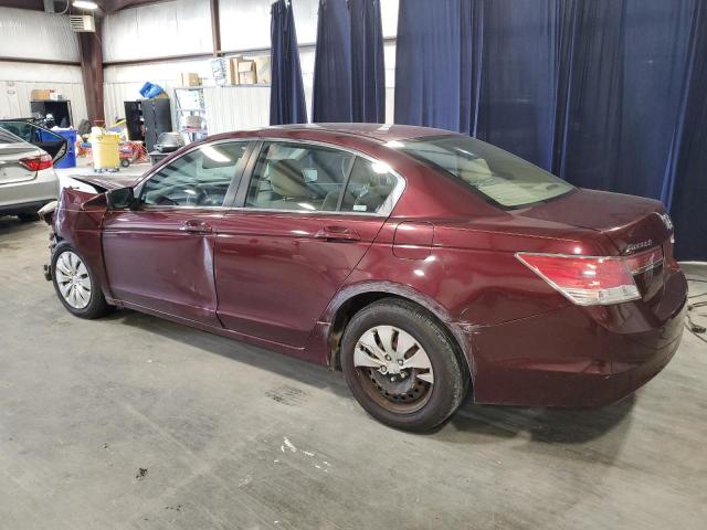 1HGCP2F36BA008799 - 2011 HONDA ACCORD LX Bordo foto 2