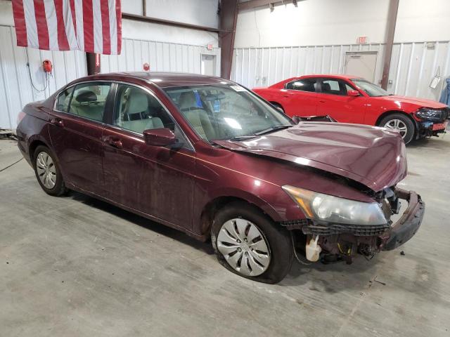 1HGCP2F36BA008799 - 2011 HONDA ACCORD LX Bordo foto 4