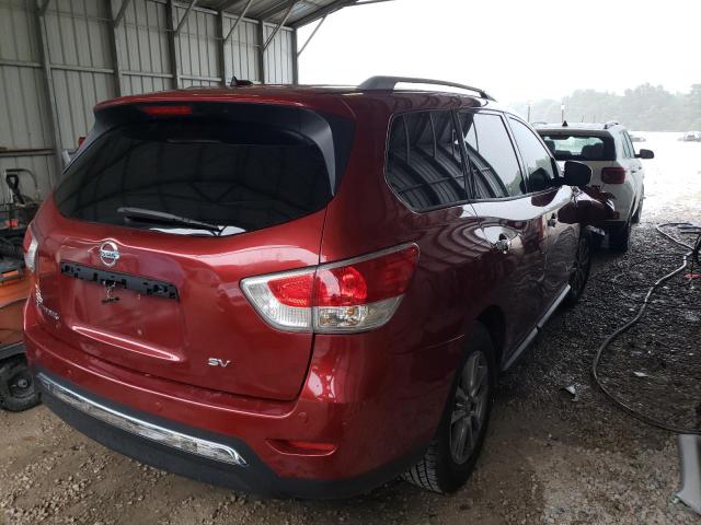 5N1AR2MN8GC647021 - 2016 NISSAN PATHFINDER S RED photo 3