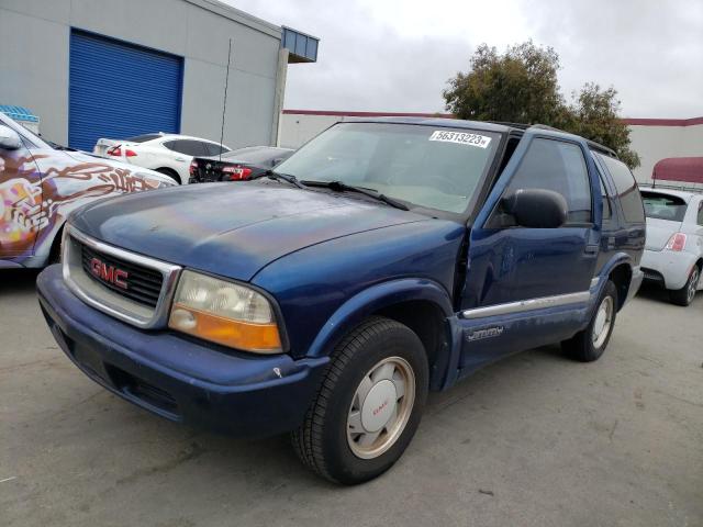 1GKCS13W2Y2349078 - 2000 GMC JIMMY BLUE photo 1