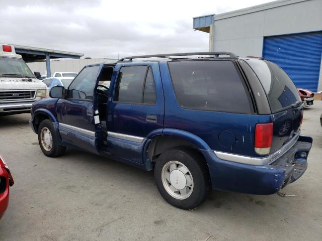 1GKCS13W2Y2349078 - 2000 GMC JIMMY BLUE photo 2