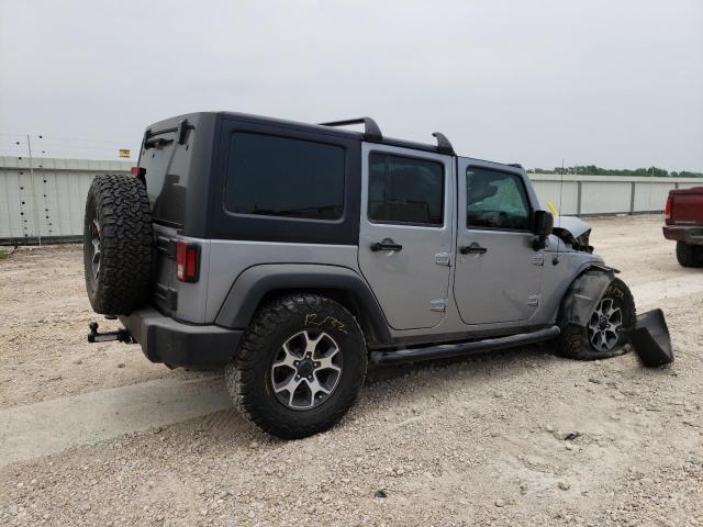 1C4BJWDG9FL549428 - 2015 JEEP WRANGLER U SPORT SILVER photo 3