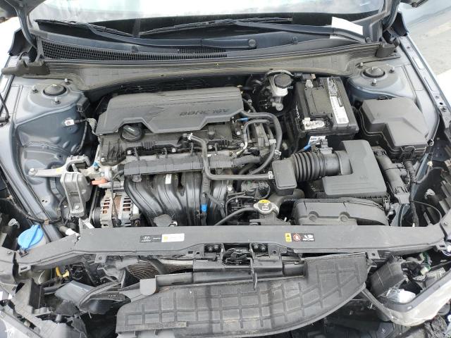 KMHLM4AG8MU070585 - 2021 HYUNDAI ELANTRA SEL GRAY photo 11