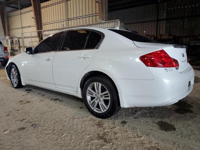 JN1CV6AR0DM357646 - 2013 INFINITI G37 WHITE photo 2