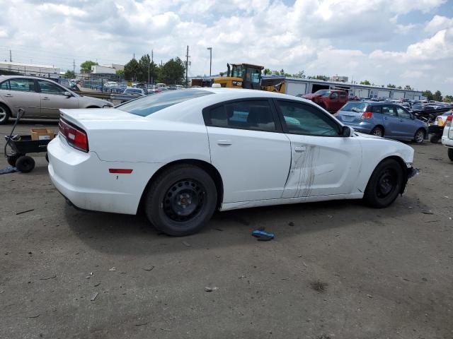 2C3CDXKT0EH279913 - 2014 DODGE CHARGER POLICE WHITE photo 3