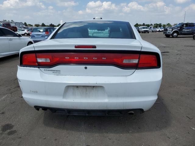 2C3CDXKT0EH279913 - 2014 DODGE CHARGER POLICE WHITE photo 6