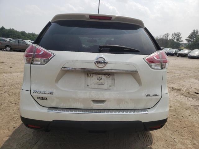 5N1AT2MVXFC797700 - 2015 NISSAN ROGUE S WHITE photo 6