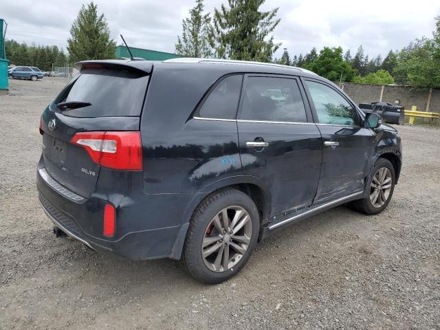 5XYKWDA74FG641570 - 2015 KIA SORENTO SX BLACK photo 3