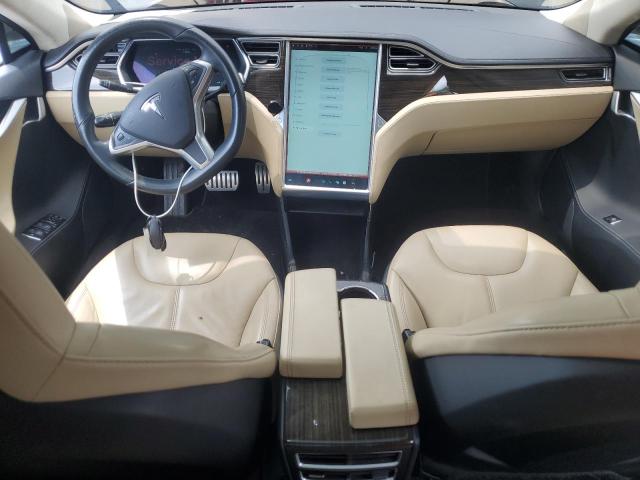 5YJSA1H17EFP36855 - 2014 TESLA MODEL S Mavi foto 8