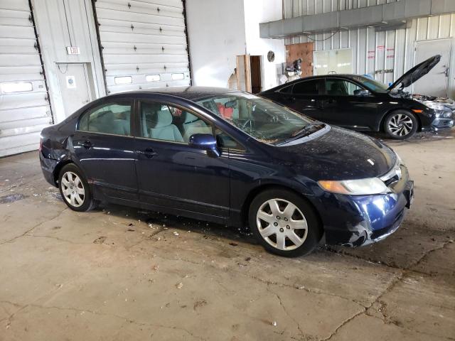 1HGFA165X7L038247 - 2007 HONDA CIVIC LX BLUE photo 4