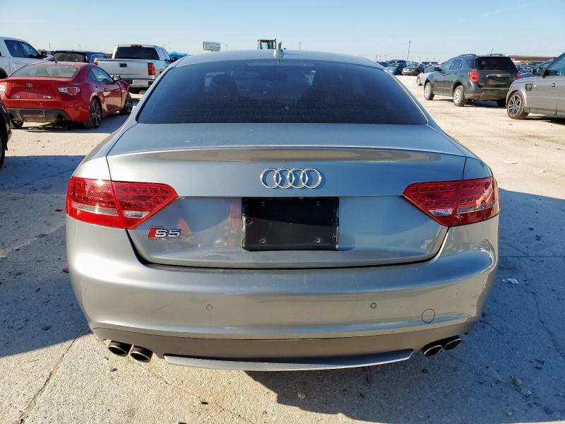 WAUCVAFR5AA078437 - 2010 AUDI S5 PREMIUM PLUS GRAY photo 6