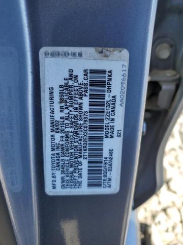 2T1KR32EX3C079373 - 2003 TOYOTA COROLLA MA XR BLUE photo 12