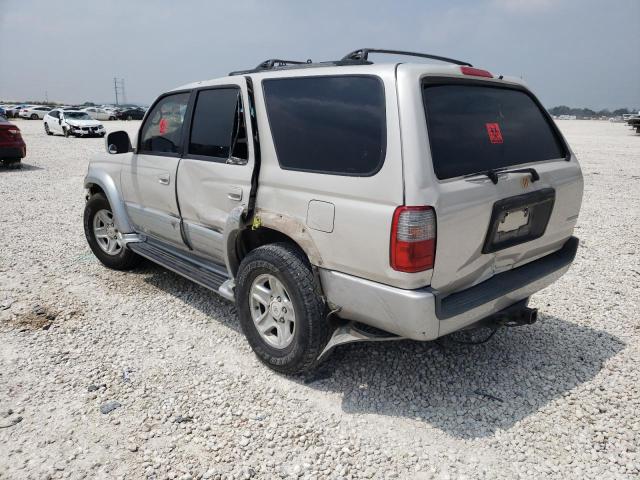 JT3GN87R4Y0150616 - 2000 TOYOTA 4RUNNER LIMITED SILVER photo 2