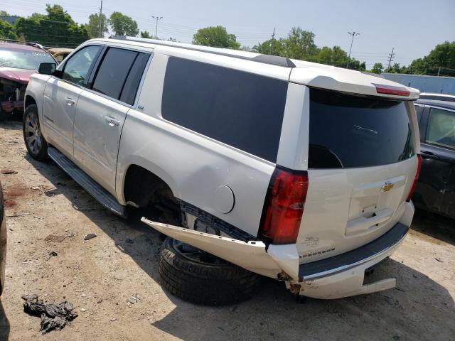 1GNSKKKC8FR142064 - 2015 CHEVROLET SUBURBAN K1500 LTZ WHITE photo 2