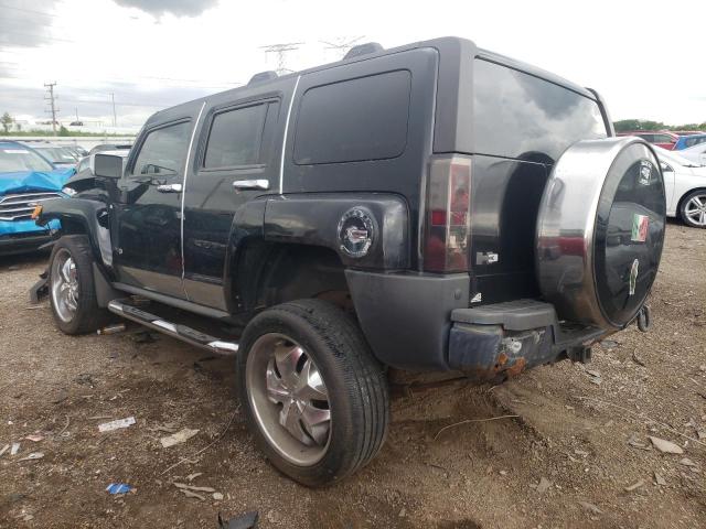 5GTDN13E478246084 - 2007 HUMMER H3 Negro foto 2