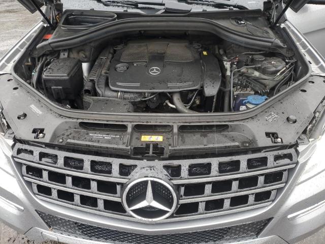 4JGDA5HB9EA358132 - 2014 MERCEDES-BENZ ML 350 4MATIC SILVER photo 12
