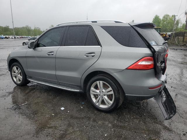 4JGDA5HB9EA358132 - 2014 MERCEDES-BENZ ML 350 4MATIC SILVER photo 2