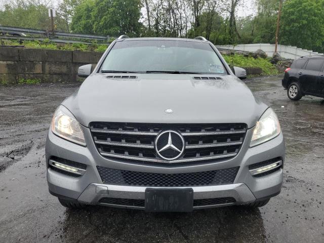 4JGDA5HB9EA358132 - 2014 MERCEDES-BENZ ML 350 4MATIC SILVER photo 5