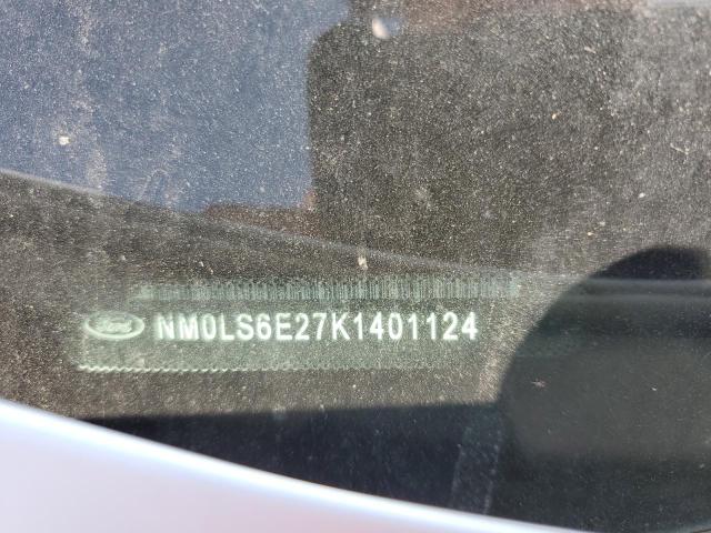 NM0LS6E27K1401124 - 2019 FORD TRANSIT CO XL WHITE photo 14