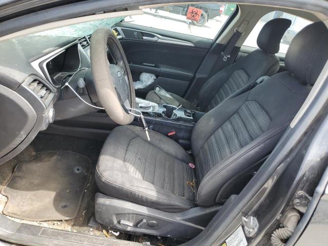 3FA6P0H79GR395738 - 2016 FORD FUSION SE GRAY photo 7