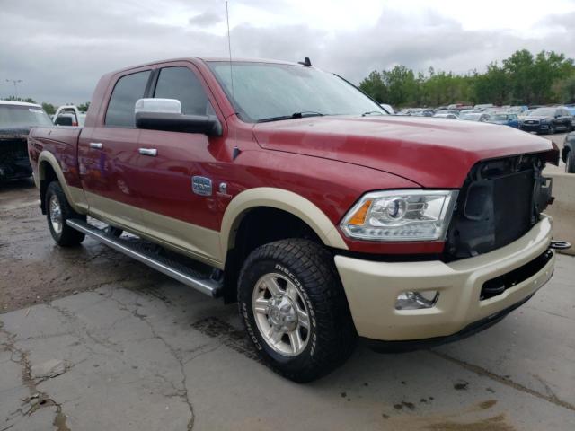 3C6UR5PL4DG609492 - 2013 RAM 2500 LONGHORN RED photo 4