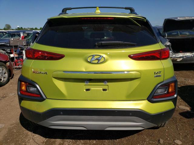 KM8K5CA58KU300107 - 2019 HYUNDAI KONA ULTIMATE GREEN photo 6