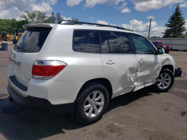 5TDBK3EH5BS068734 - 2011 TOYOTA HIGHLANDER BASE WHITE photo 3