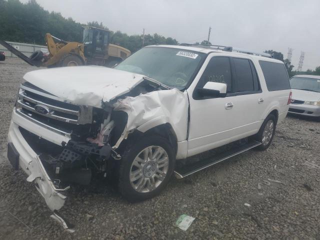 1FMJK1K52EEF38573 - 2014 FORD EXPEDITION EL LIMITED WHITE photo 2