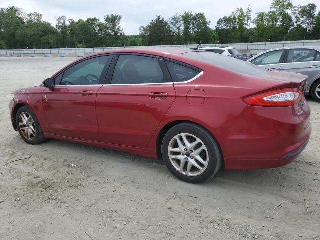 3FA6P0H7XGR254290 - 2016 FORD FUSION SE RED photo 2