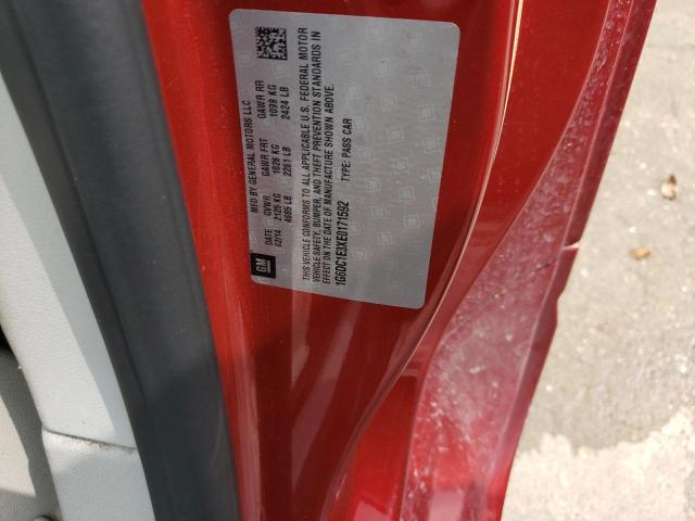 1G6DC1E3XE0171592 - 2014 CADILLAC CTS PERFORMANCE COLLECTION Красный фото 12