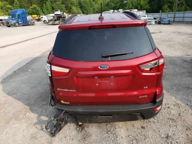 MAJ6S3GL1KC308968 - 2019 FORD ECOSPORT SE Granate foto 6