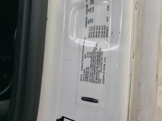 1FUJHHDR7MLML7303 - 2021 FREIGHTLINER CASCADIA 1 Weiß Foto 10